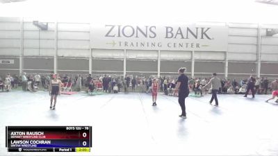 78 lbs Quarterfinal - Axton Rausch, Defiant Wrestling Club vs Lawson Cochran, Uintah Wrestling