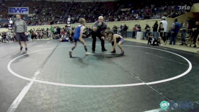 70 lbs Round Of 16 - Lucas Huizar, El Reno Wrestling Club vs Corbin Hawkins, Noble Takedown Club