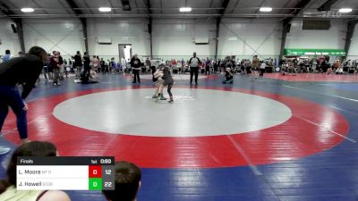 75 lbs Final - Levi Moore, Morris Fitness Orange vs Jacob Howell, Storm Wrestling Center White