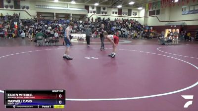 16UB-2 lbs Round 2 - Kaden Mitchell, Waukon Indian Wrestling vs Maxwell Davis, North Scott