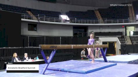 Annabelle Bradford Summit Sports Center - Beam - 2022 Elevate the Stage Huntsville presented by SportsMED & Crestwood