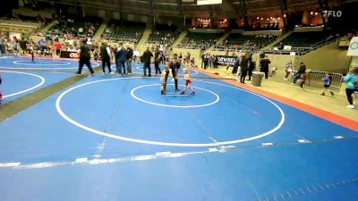 36 lbs Semifinal - Ashtyn Williams, Locust Grove Youth Wrestling vs Kashton Legg, Barnsdall Youth Wrestling