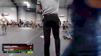 72 lbs Round 6 (8 Team) - Cooper Harwell, Alabama Elite vs Brady Sher, Caveman Of Tampa