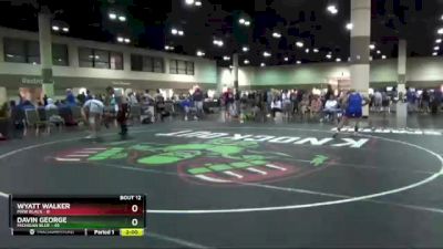 220 lbs Round 2 (16 Team) - Davin George, Michigan Blue vs Wyatt Walker, MXW Black