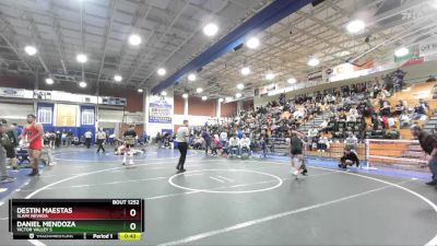 106 lbs Cons. Round 6 - Destin Maestas, SLAM! NEVADA vs Daniel Mendoza, Victor Valley S