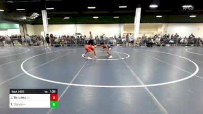 80 lbs Quarterfinal - Jaxon Sanchez, CA vs Tyler Conzo, NY