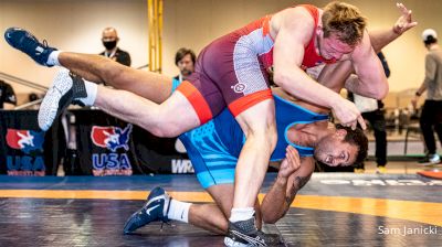 97 kg Final - Tanner Sloan, Jackrabbit Wrestling Club vs Noah Adams, West Virginia Regional Training Center