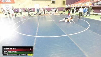 135 lbs Quarterfinal - Taylor Dawson, Illinois vs Makenzee Neal, Montana