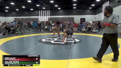 119 lbs Quarterfinals (8 Team) - Jake Lilley, Team Missouri (MO) vs Walker Share, Minions Green (GA)