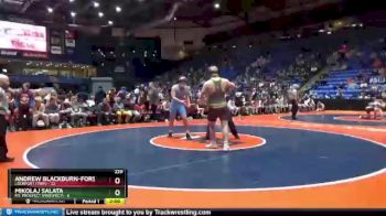 220 lbs Finals (8 Team) - Andrew Blackburn-Forst, Lockport (Twp.) vs Mikolaj Salata, Mt. Prospect (Prospect)
