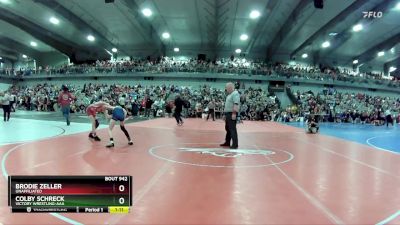 95 lbs Quarterfinal - Brodie Zeller, Unaffiliated vs Colby Schreck, Victory Wrestling-AAA