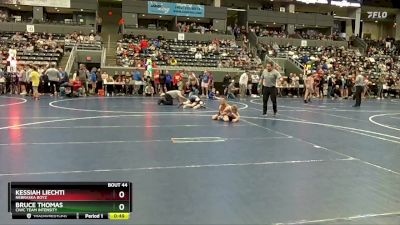 60 lbs Quarterfinal - Kessiah Liechti, Nebraska Boyz vs Bruce Thomas, CIWC Team Intensity