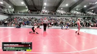 130 lbs Champ. Round 2 - Peyton Sells, Owensville Kids Wrestling Club-AAA vs Xavier Renzelman, Carrollton Youth Wrestling Club-AAA