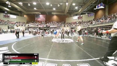 Champ. Round 1 - Alex Crawley, Canyon View vs Kaden Donathan, Carbon