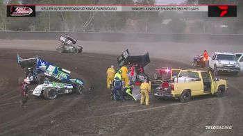 Caeden Steele's Huge Fire During Hotlaps At Keller Auto Speedway