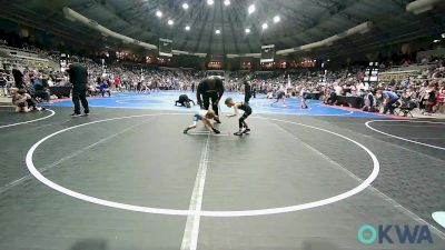 43 lbs Round Of 32 - Remmi Schwahn, Chandler Takedown Club vs Jason Easley, Division Bell Wrestling