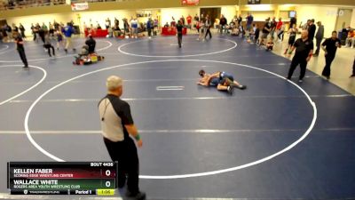 117 lbs 5th Place Match - Kellen Faber, Scoring Edge Wrestling Center vs Wallace White, Rogers Area Youth Wrestling Club