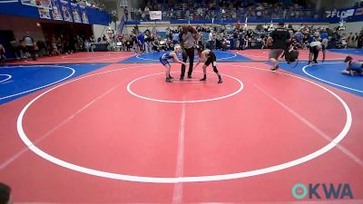 75 lbs Semifinal - Brock Lowe, Winfield Youth Wrestling Club vs Jett Black, Glenpool Youth Wrestling