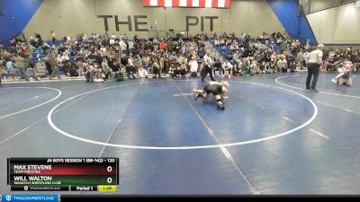 120 lbs Cons. Round 2 - Will Walton, Wasatch Wrestling Club vs Max Stevens, Team Prestige