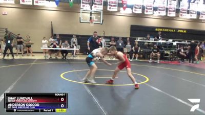 77 lbs Round 1 - Shay Lundvall, Sebolt Wrestling Academy vs Anderson Osgood, Big Game Wrestling Club