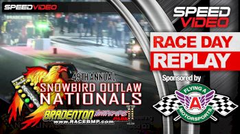 Chris Thorne runs 221 MPH in Pro Mod Qualifying at Snowbird Outlaw Nationals