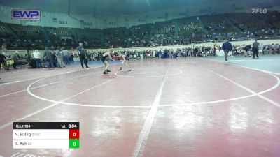 76 lbs Consi Of 8 #2 - Noah Bollig, Duncan Middle School vs Rowdy Ash, Sand Springs HS