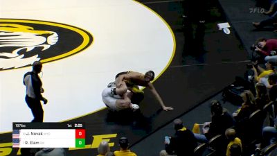 197 lbs Joey Novak, Wyoming vs Rocky Elam, 3 Missouri