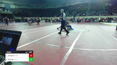 160 lbs Semifinal - Lance Arbona, Ponca City Wrestling vs JaKoby Petree, Stillwater