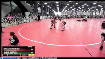 96 lbs Rd# 7- 10:45am Saturday Final Pool - Walker Woodard, Agression Legionaries vs Lucas Barrios, Minnesota Funky Singlets