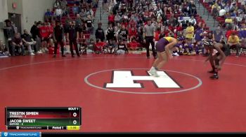 132 lbs Round 1 (12 Team) - Trestin Simien, Sparkman vs Jacob Sweet, Daphne