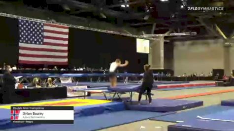 Dylan Bealey - Double Mini Trampoline, Aspire Gymnastics - 2021 USA Gymnastics Championships