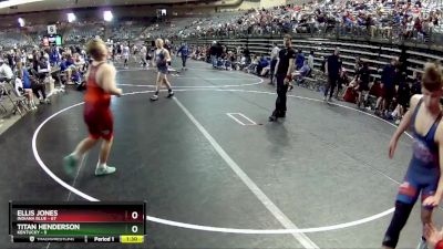 140 lbs Finals (8 Team) - Titan Henderson, Kentucky vs Ellis Jones, Indiana Blue