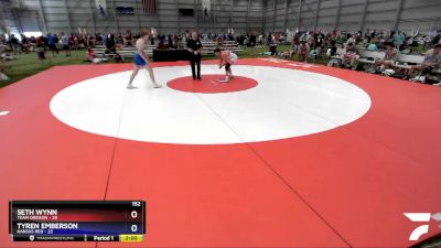 152 lbs Placement Matches (16 Team) - Seth Wynn, Team Oregon vs Tyren Emberson, Kansas Red