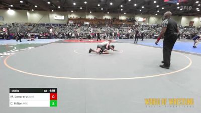 120 lbs Semifinal - Miranda Lencrerot, The Glasgow Wrestling Academy vs Caroline Hilton, MTC