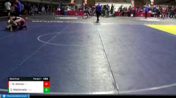 152 lbs Semifinal - David Alonso, California vs Quintin Maldonado, Swamp Monsters Wrestling Club