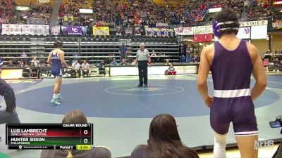 126 lbs Champ. Round 1 - Hunter Sisson, Phillipsburg vs Luis Lambrecht, Seneca-Nemaha Central