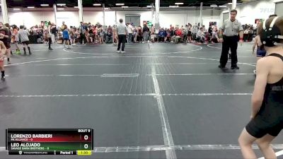 48 lbs Round 3 (8 Team) - Lorenzo Barbieri, PA Alliance vs Leo Alojado, Savage Barn Brothers