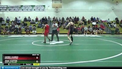 149 lbs Cons. Round 3 - James Juarez, Bakersfield College vs Zeke Hueter, Santa Ana College