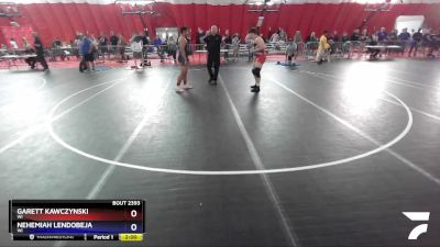 220 lbs Semifinal - Garett Kawczynski, WI vs Nehemiah Lendobeja, WI