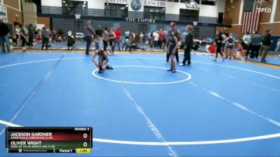 80-86 lbs Round 3 - Jackson Gardner, Grantsville Wrestling Club vs Oliver Wight, Sons Of Atlas Wrestling Club