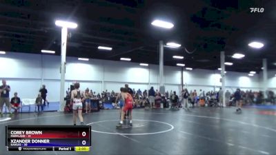 83 lbs Semis & 1st Wrestleback (8 Team) - Corey Brown, Maryland vs Xzander Donner, Kansas