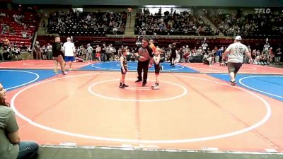 61 lbs Quarterfinal - Dawson Wallis, Claremore Wrestling Club vs Gabriel Shuemake, Poteau Youth Wrestling Academy