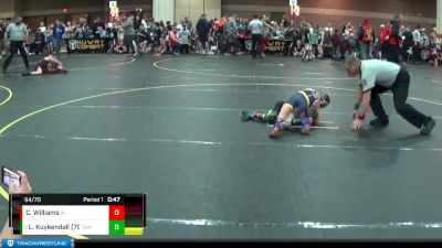 64/70 Round 1 - Luke Kuykendall (70), Team Bear Wrestling Club vs Camdyn Williams, Iron Knights