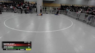 63 lbs Cons. Semi - Easton Schut, MN Elite Wrestling Club vs Tate Russell, ReZults Wrestling