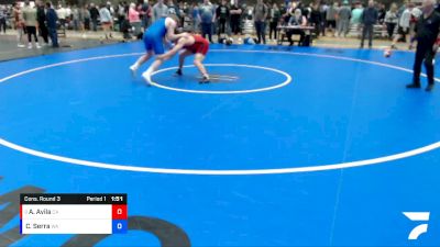 195 lbs Cons. Round 3 - Adam Avila, CA vs Calvin Serra, WA