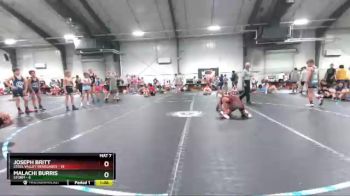 85 lbs Round 7 (8 Team) - Malachi Burris, Storm vs Joseph Britt, Steel Valley Renegades