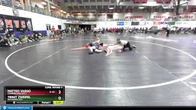 133 lbs Cons. Round 3 - Trinit Zweifel, Oklahoma City vs Matteo Vargo, Cumberlands (Ky.)