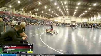 55 lbs Round 3 (6 Team) - Camille Fisher, Idaho vs Lilly Rollans, Gold Rush