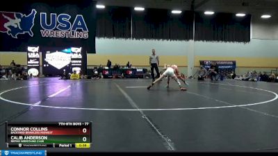 77 lbs 7th Place Match - Calib Anderson, Repmo Wrestling Club vs Connor Collins, Backyard Brawlers Midwest