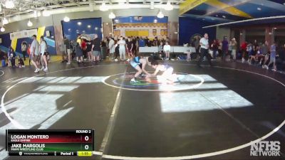 75 lbs Round 2 - Logan Montero, Eagle Empire vs Jake Margolis, Miami Wrestling Club